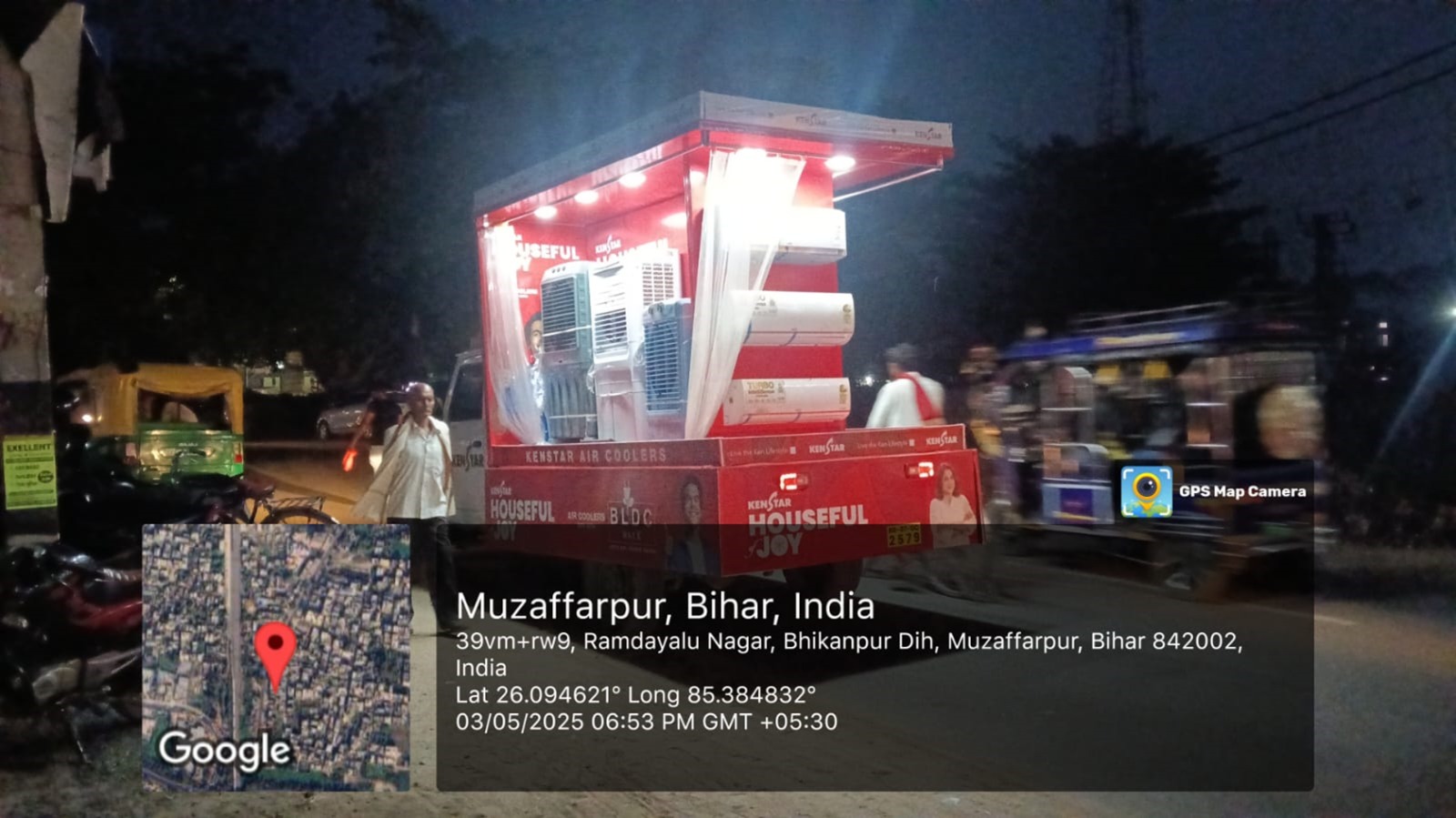 Kenstar display van, Muzaffarpur